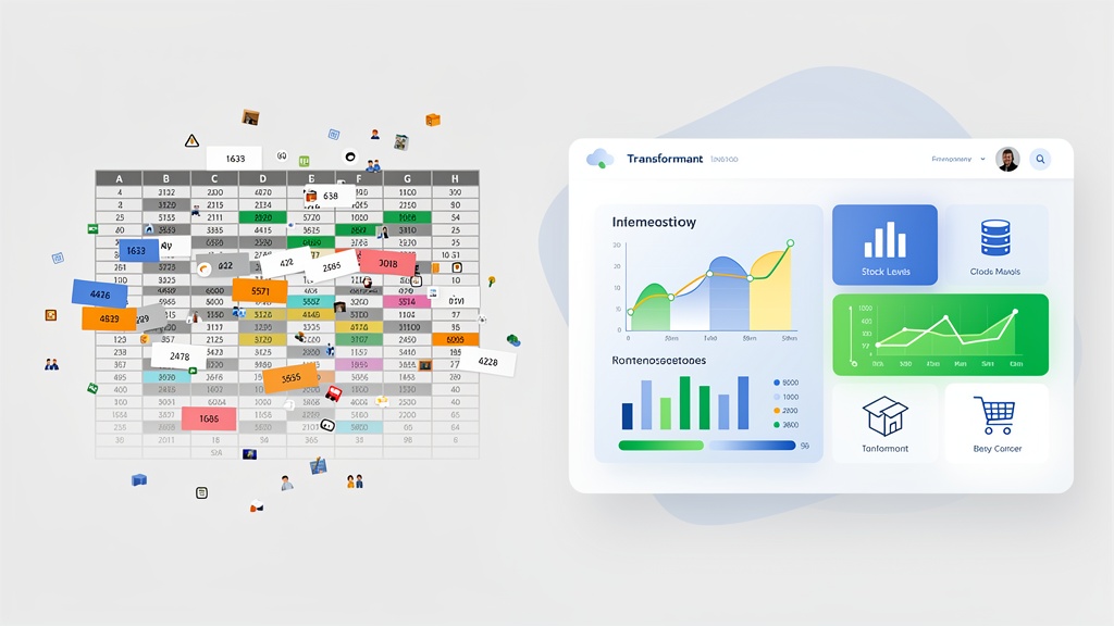 Ilustración del artículo: cuándo cambiar de Excel a un software de inventario