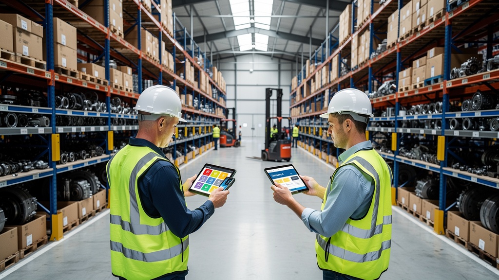 Ilustración del artículo: cómo organizar inventario grande de autopartes