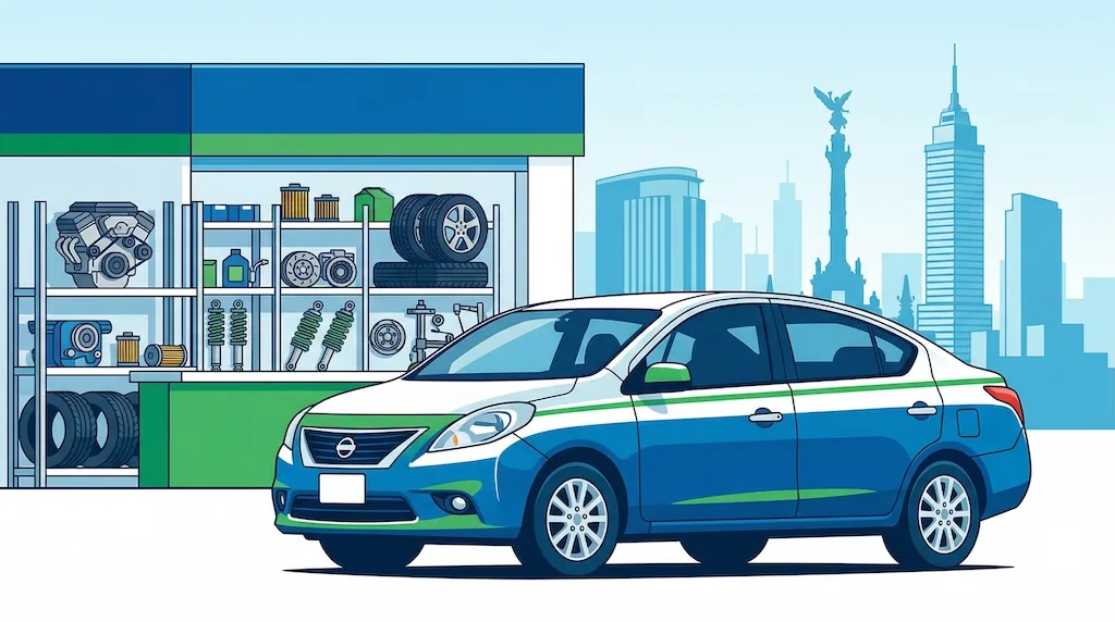 Ilustración del artículo: refacciones para Nissan Tsuru en CDMX