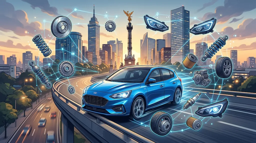 Ilustración del artículo: repuestos para Ford Focus en CDMX