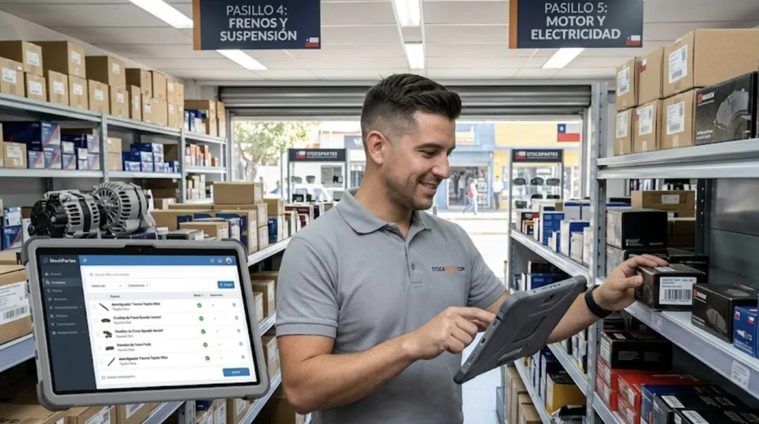 software inventario autopartes chile